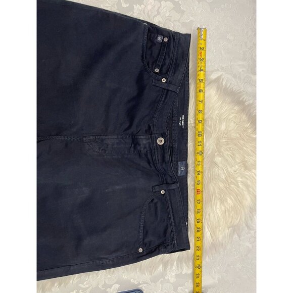 AG Adriano Goldschmied The Everett Slim Straight Navy Blue Jean Pants Size 42X29 - Picture 8 of 12